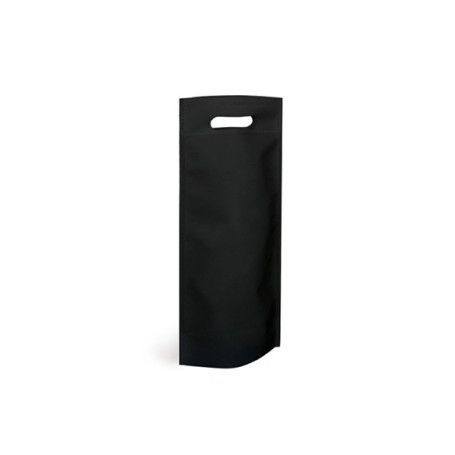 BOLSA NO-TEJIDO NEGRO PARA BOTELLA 750cc. P.50