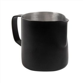 LECHERA SIN TAPA 350ML NEGRA INOX