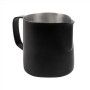 LECHERA SIN TAPA 350ML NEGRA INOX