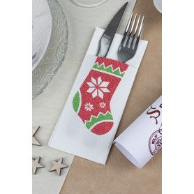 SERV. P&P 32X40 KANGUR BLANCA "NAVIDAD" C.450
