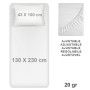 KIT SABANA AJUSTABLE/ALMOHADA TNT BLANCO P.100
