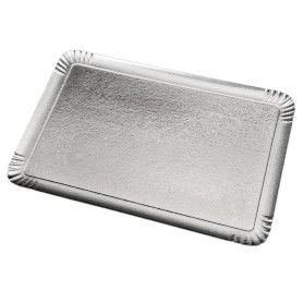 BANDEJA CARTON PLATA 16X22 N-3 P.100