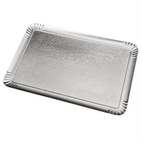 BANDEJA CARTON PLATA 16X22 N-3 P.100