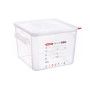 RECIPIENTE C/TAPA CUADRADO 290X290X210H - 12L.