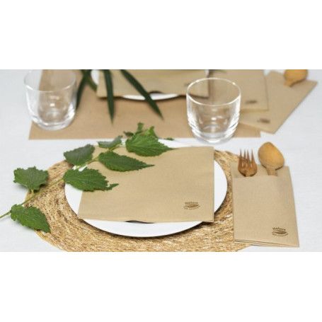 SERV. TISUSEC 40X40 ECO-NATURA C.600