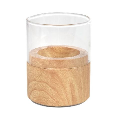 LAMPARA PARA LED 70X61MM.NEAT MADERA CLARA P.10