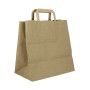 BOLSA PAPEL ASA PLANA KRAFT 28+17X29 C.250