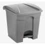 PAPELERA PLAST. PEDAL 30L GRIS 40X44