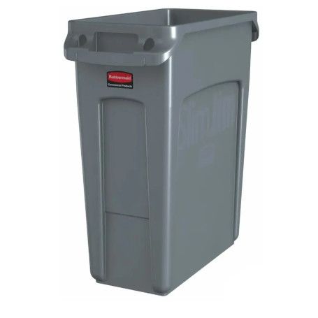 PAPELERA RECICLAJE 60,5L. SLIM JIM 3541-00-GRY