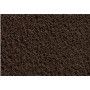 FELPUDO RIZO VINILO C/BASE MARRON 100X130