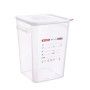 RECIPIENTE C/TAPA CUADRADO 290X290X400H - 22L.