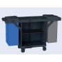 CARRO HABITACION NEGRO C/2 BOLSAS 189X60X107