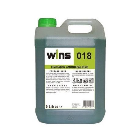 JABON SUPERFICIES AMONIACAL PINO WINS 5L