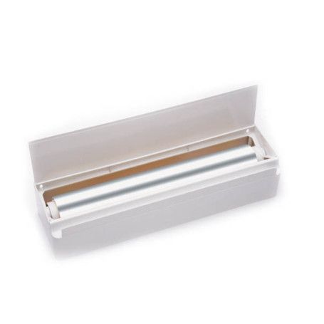 PORTA-ROLLO PLAST. P.ALUM./TRANSP. 30-40 BLANCO