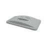 TAPA PAPELERA SLIM JIM C/ASA SUPERIOR GRIS