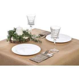 MANTEL CEL. 100X100-1C ECO-NATURA 50GR. C.400