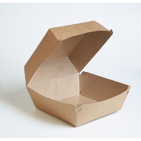 CAJA HAMB. KRAFT 16X16X8 C.450
