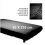 SABANA AJUSTABLE PP 80X210CM. NEGRA  P.100