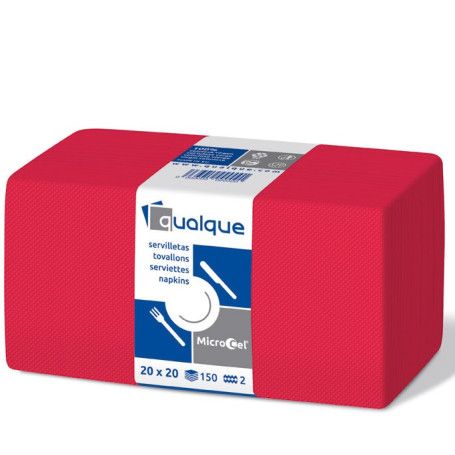 SERV. DOUB POINT 20X20 ROJA C.4500