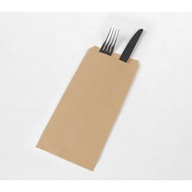 BOLSA PAPEL PORTACUBIERTO 9X24 KRAFT 60G C.1000