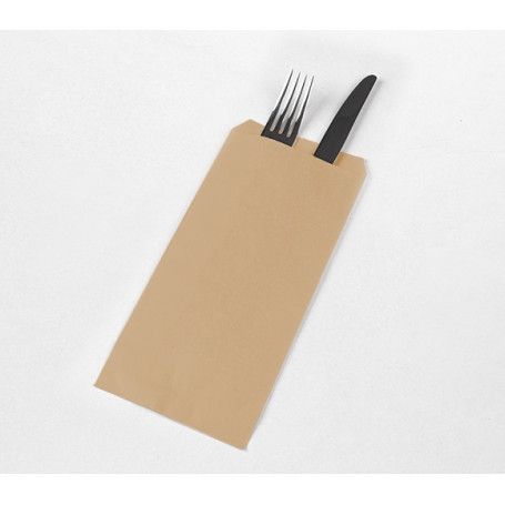 BOLSA PAPEL PORTACUBIERTO 9X24 KRAFT 60G C.1000