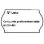 ETIQUETA BLANCA 26X16MM NºLOTE/CONS.PREF.R.1000