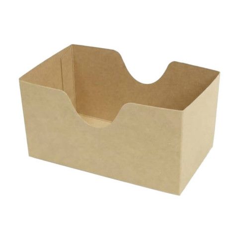 CAJA SANDWICH KRAFT ABIERTA 12X7X6,5 C.500