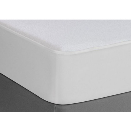 PROTECTOR COLCHON 105X200CMS PVC/RIZO BLANCO