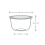 TARRINA POSTRE PLA 290CC @96 BEL-10 C.1000