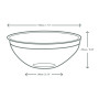 BOWL PLA 750CC @185 RB-24 C.300