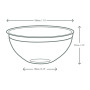 BOWL PLA 1000CC @185 RB-32  C.300