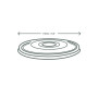 TAPA PLANA PLA @115 SC-V115F C.500