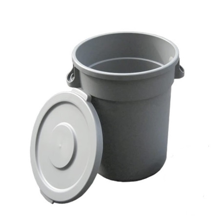 CONTENEDOR REDONDO TAURO 120L. C/TAPA