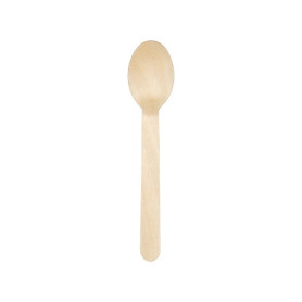 CUBIERTO MADERA CUCHARA 16CM C.1000