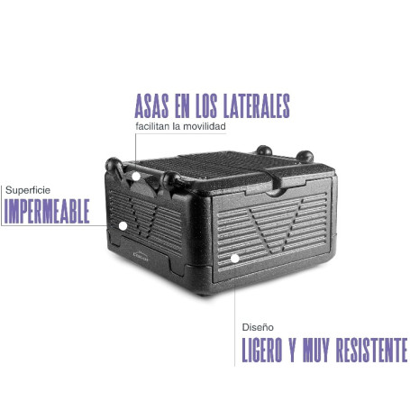CAJA ISOTERMO PPE 42,5X42,5X24 NEGRO