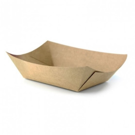 BARQUETA CARTON KRAFT 120CC.115X80X27 C.1000