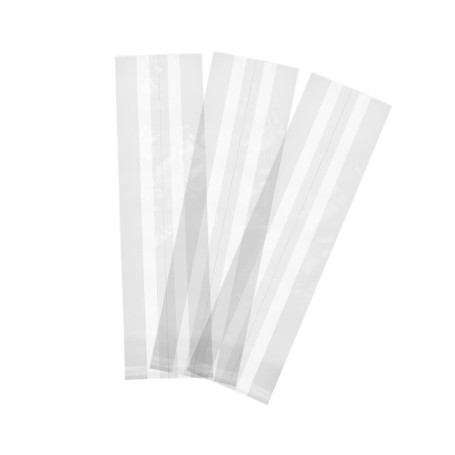 BOLSA BAGUETTE 10+5X35 TRANSP. VGN4 C.1000