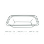 BANDEJA BAGAZO BL. 170X130X32 350CC WC2 C.500 OB