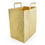 BOLSA PAPEL ASA PLANA KRAFT 25+14X30 C.250 OB