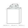 BOLSA PAPEL ASA PLANA KRAFT 25+14X30 C.250 OB