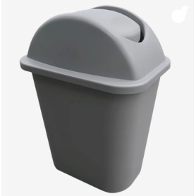 PAPELERA VAIVEN 24L.GRIS