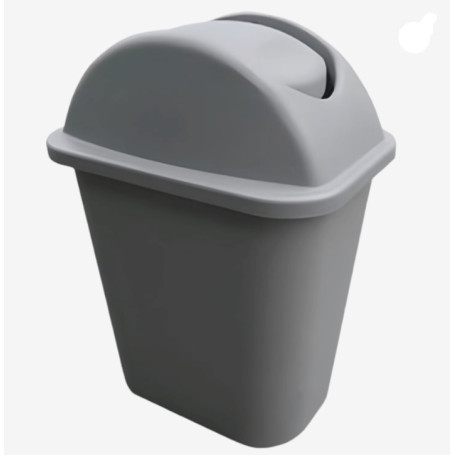 PAPELERA VAIVEN 24L.GRIS