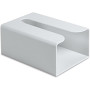 DISPENSADOR PAÑUELOS PAPEL GRIS