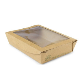 CAJA CARTON KRAFT C/VENT COMPO.18X13,5X4,5 C.300 OB