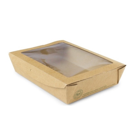 CAJA CARTON KRAFT C/VENT COMPO.18X13,5X4,5 C.300 OB